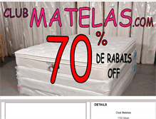 Tablet Screenshot of entrepotmatelas.com